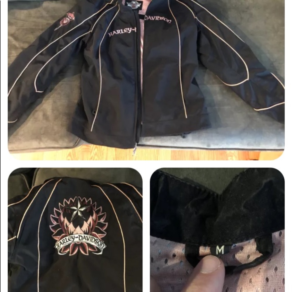 Nice mesh Harley women’s jacket, size medium